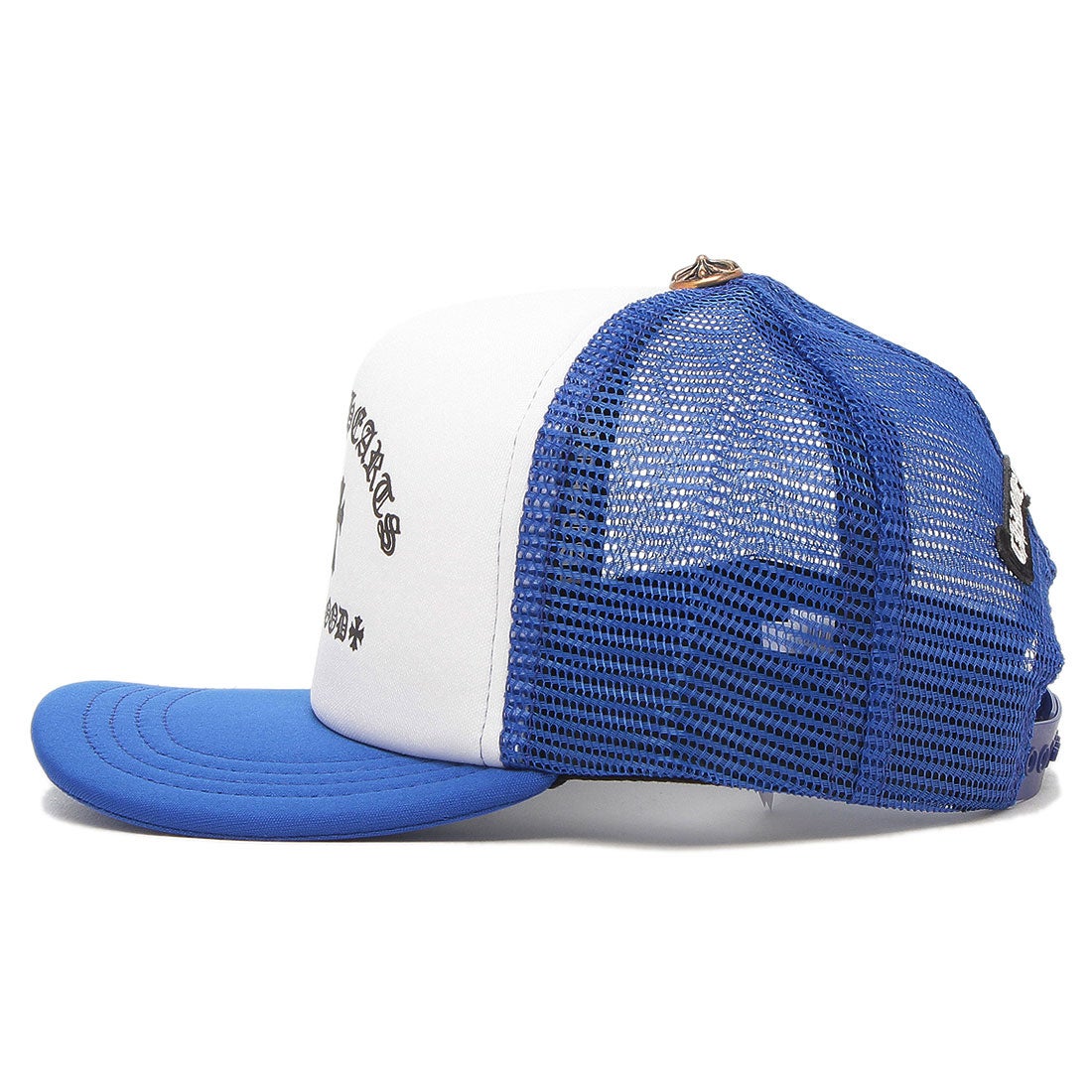 クロムハーツ Chrome Hearts 帽子 メッシュキャップ ブルー メンズ