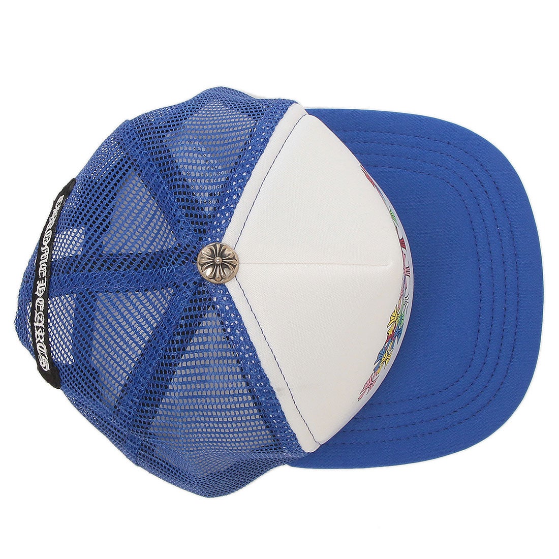 クロムハーツ Chrome Hearts 帽子 メッシュキャップ ブルー メンズ