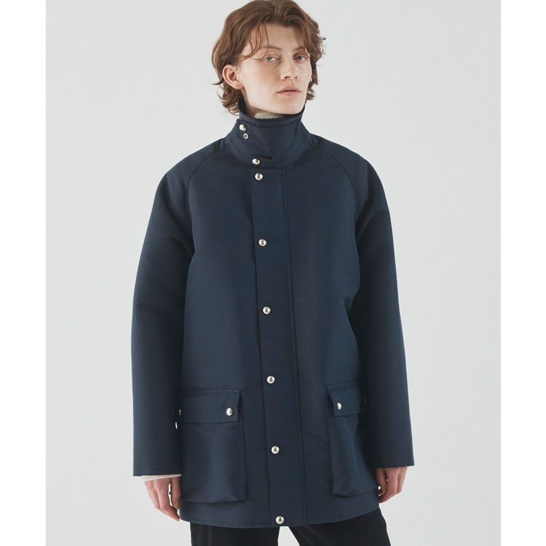 ギャルリー・ヴィー GALERIE VIE ダブルクロス ステンカラーショート