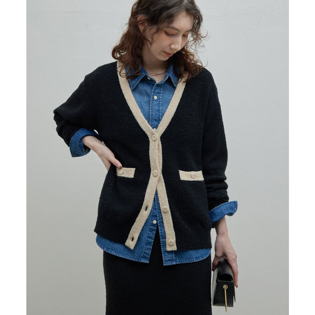 ガリャルダガランテ GALLARDAGALANTE デニムシャツ （blue