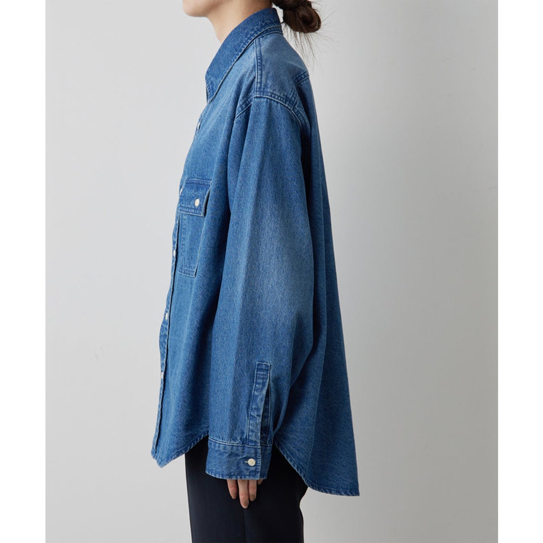 ガリャルダガランテ GALLARDAGALANTE デニムシャツ （blue