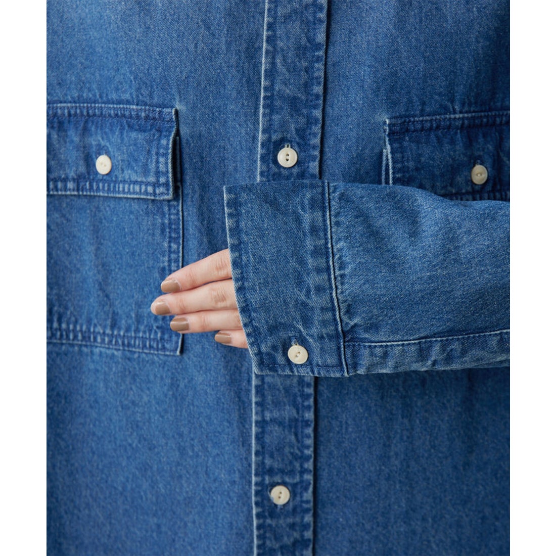 ガリャルダガランテ GALLARDAGALANTE デニムシャツ （blue