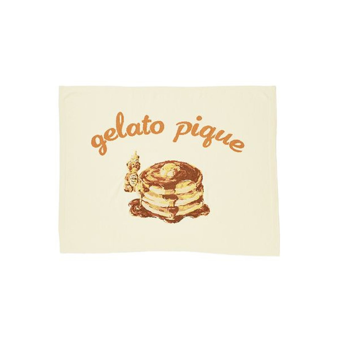 ジェラートピケ gelato pique HIGH CALORIEモチーフブランケット （YEL