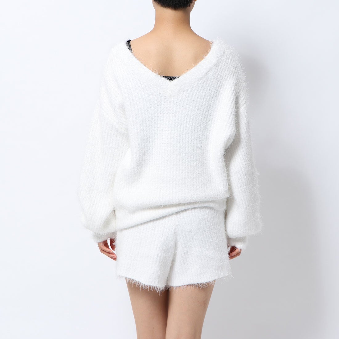 ジェラートピケ gelato pique フェザーカーディガン （オフホワイト