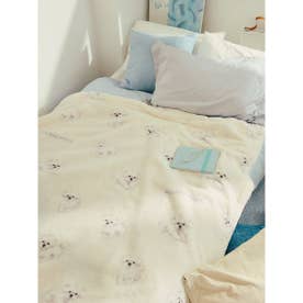 ジェラートピケ gelato pique 【Sleep】DOG柄 プリント毛布 （OWHT