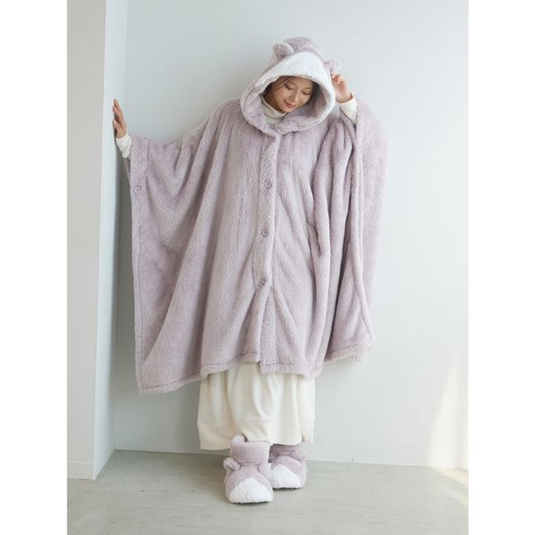 ジェラートピケ gelato pique 【Sleep】DOG / CAT 着る毛布 （LGRY