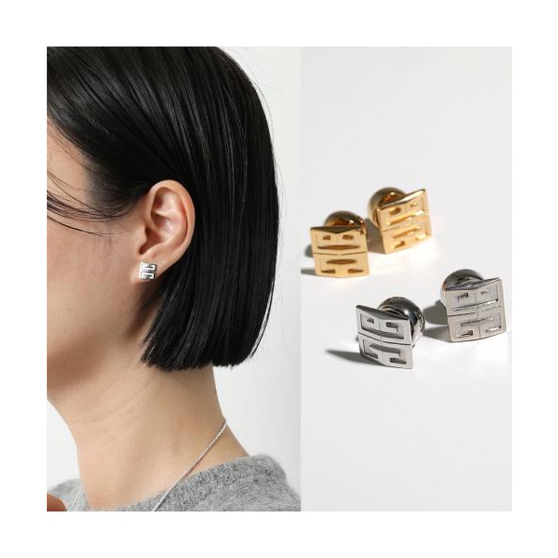 ジバンシィ GIVENCHY GIVENCHY ピアス BF10RZ BF10S0 F003 4G EARRINGS