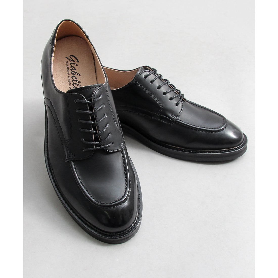 グラベラ glabella ビジネスシューズ 牛床革 スプリットレザー Uチップ