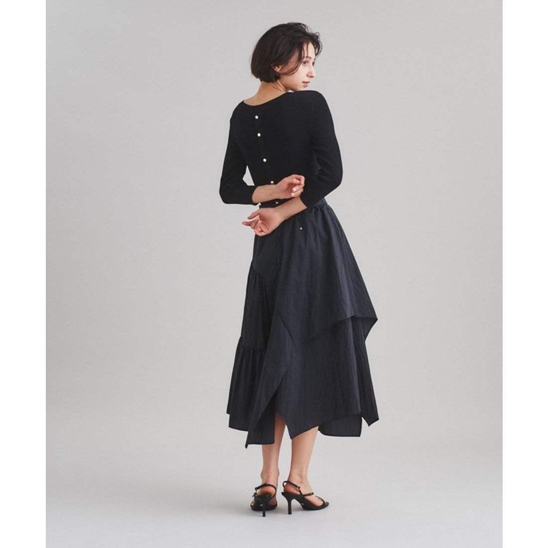 グレースコンチネンタル GRACE CONTINENTAL バックパールニット