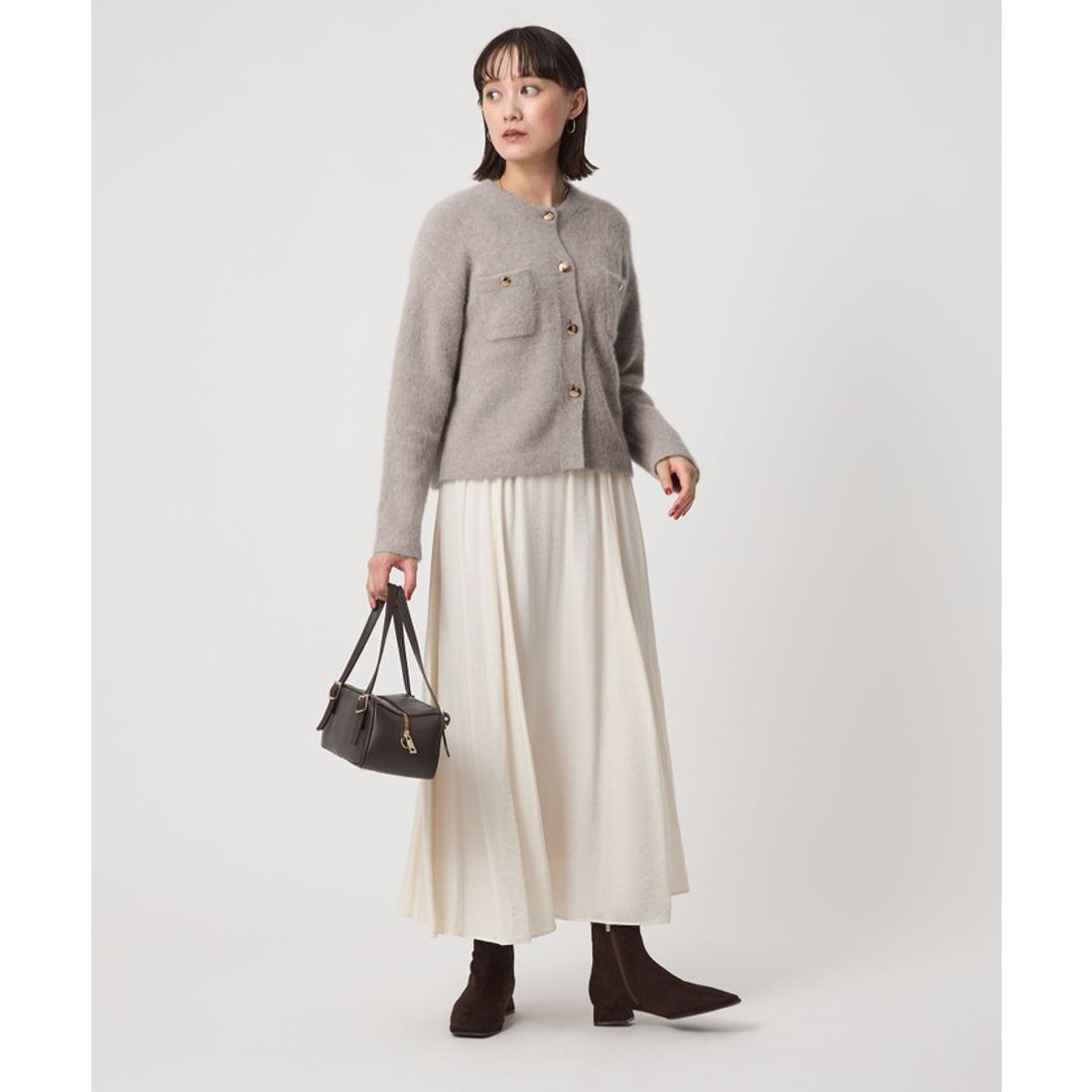 UNITED ARROWS green label relaxing デイリーエリートカーデ （BEIGE