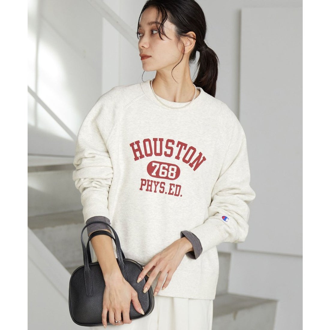 UNITED ARROWS green label relaxing 【別注】＜Champion＞プリント