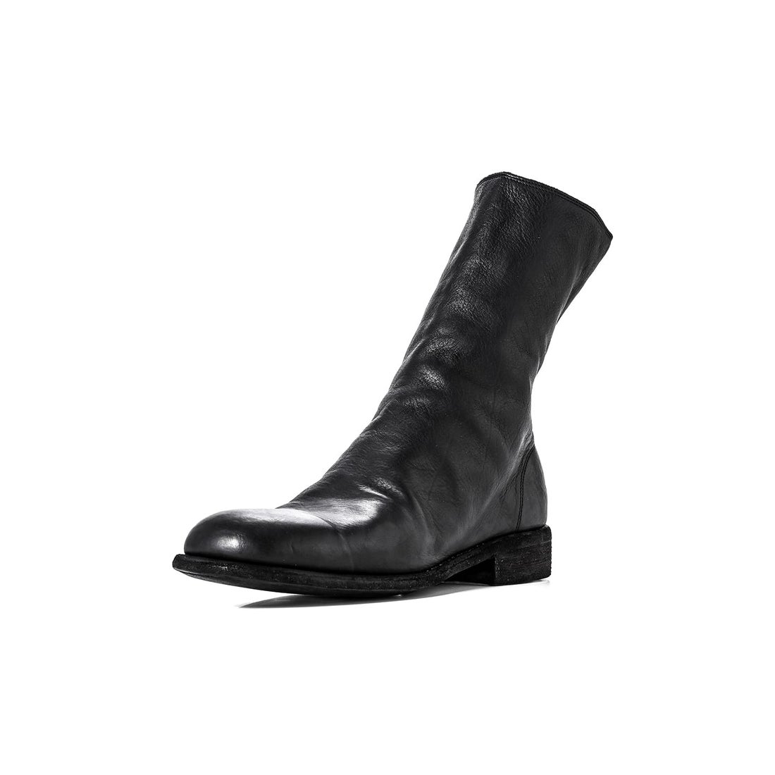 グイディ GUIDI Side Zip Boots Single Sole （Black） - ファッション