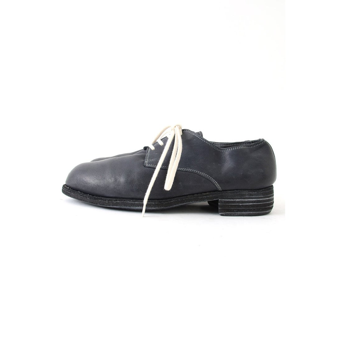 グイディ GUIDI Vintage Ball Derby Shoes （Navy） -デザイナーズ