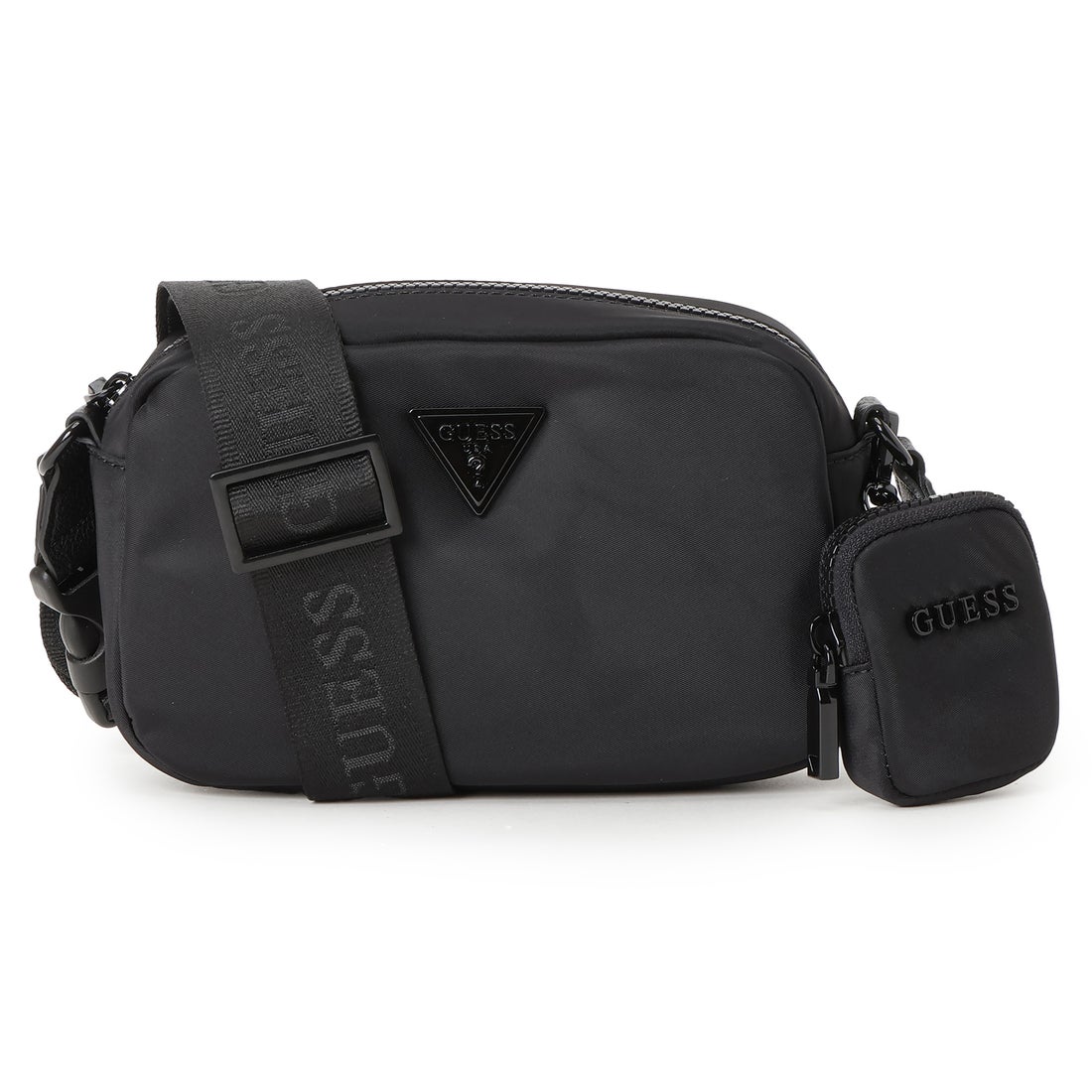 ゲス GUESS LATONA Nylon Sling Bag （BLA） ショルダーバッグ -靴