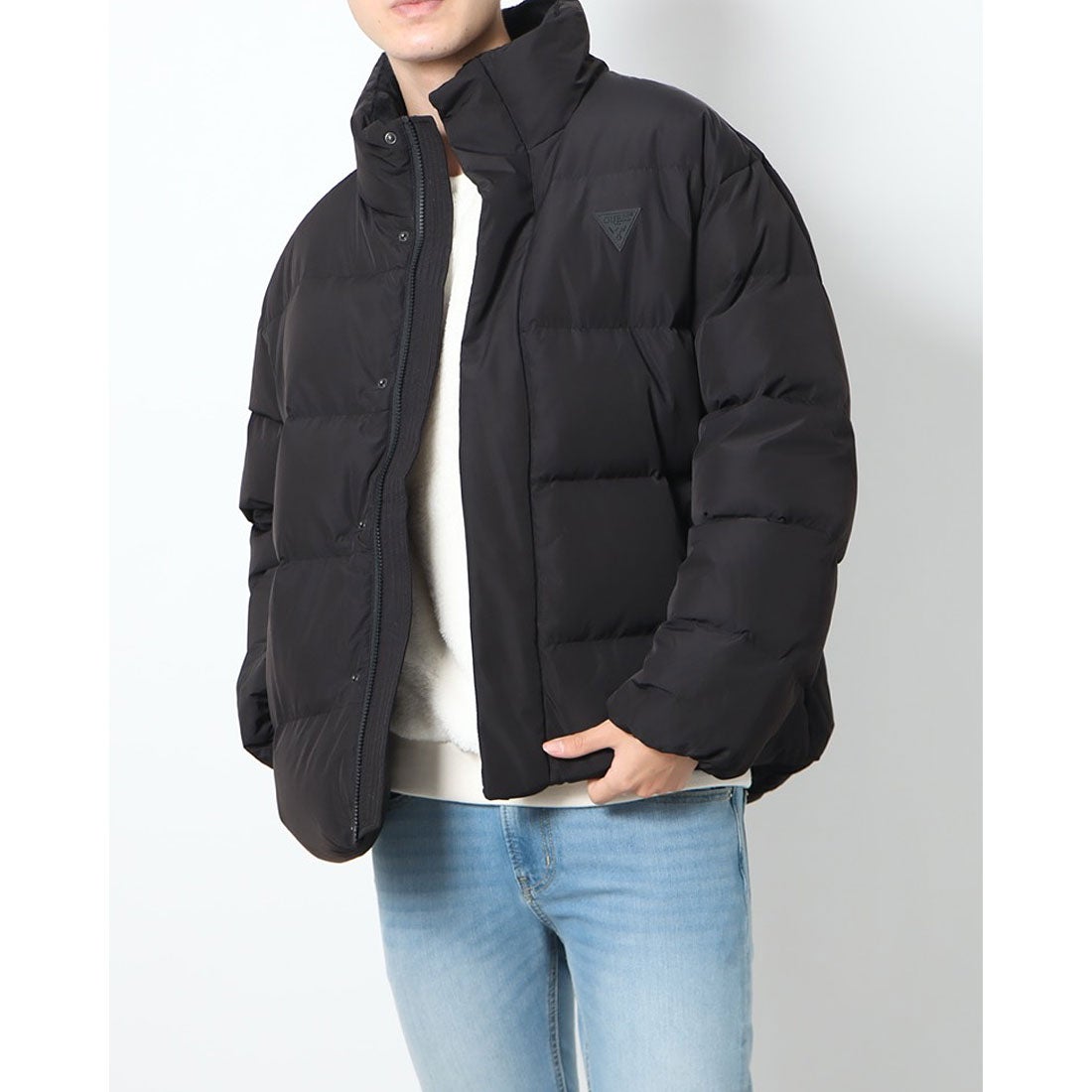 ゲス GUESS Unisex Down Jacket （BLACK） -ファッション通販 FASHION