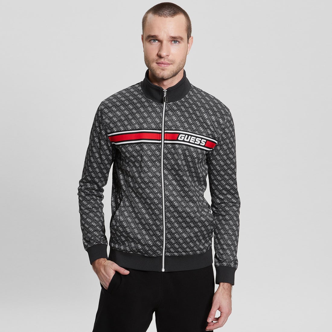 ゲス GUESS Eco Korbin Track Jacket （P9QC） ジャージ -waja bazar