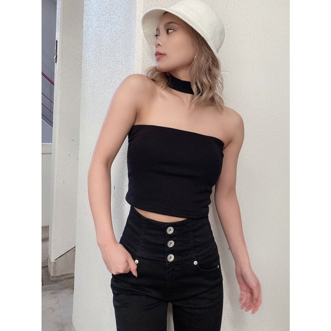 ジェイダ GYDA チョーカーベアTOPS （ブラック） -ファッション通販