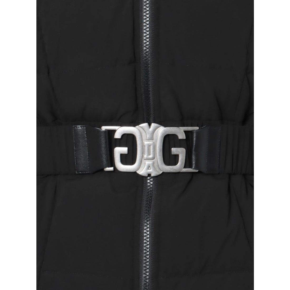 ジェイダ GYDA SymmetryGYDAベルト付きロングダウンコート（ブラック