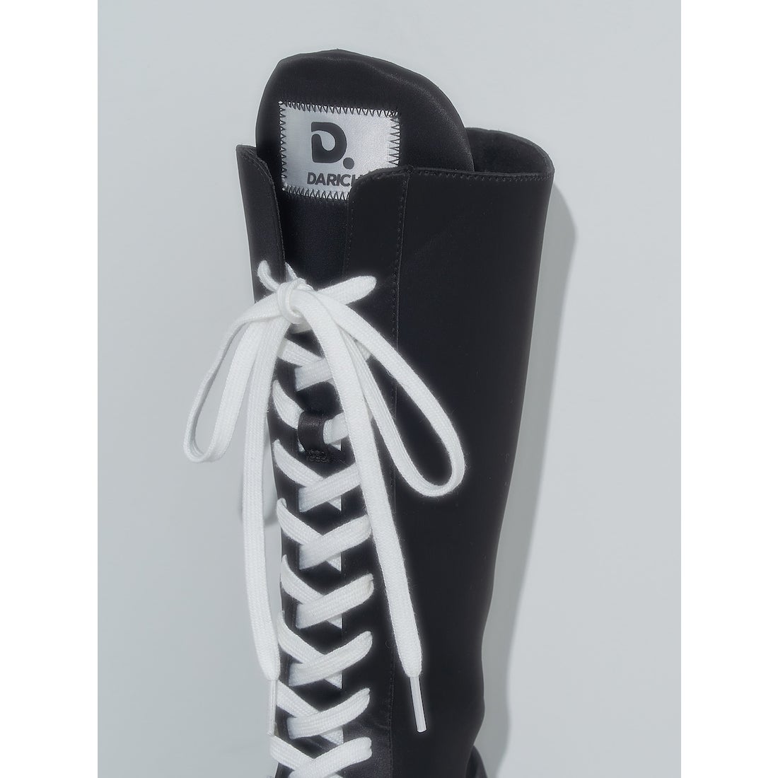 ダーリッチ Darich レースアップスニーカーロングブーツ （ブラック