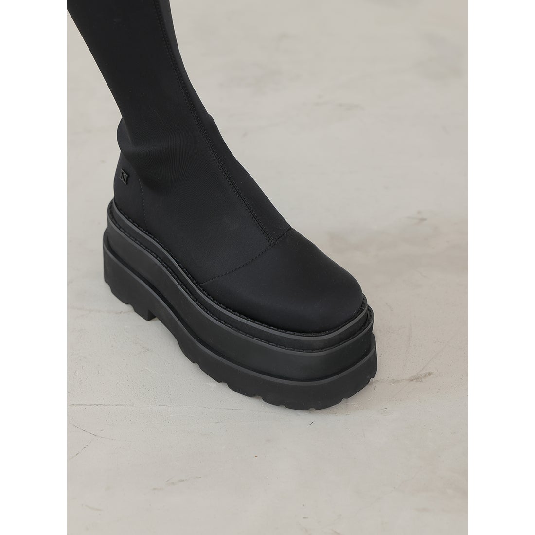 ダーリッチ Darich ウルトラストレッチフラットブーツ （ブラック