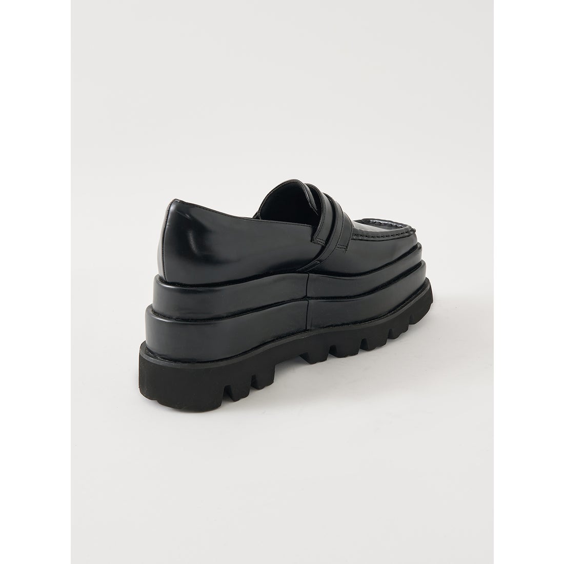 ダーリッチ Darich プラットフォームローファー （ブラック