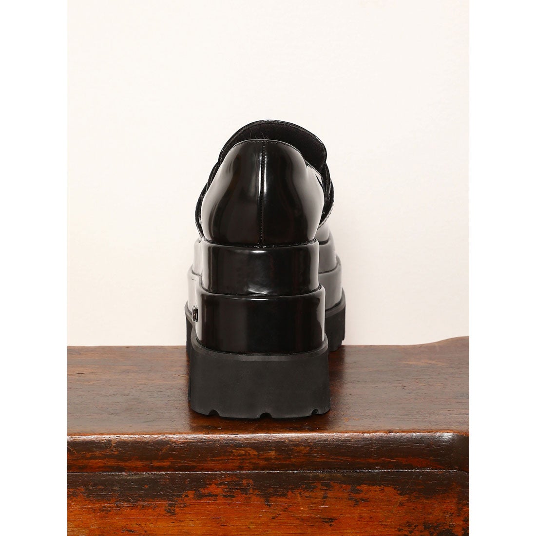 ダーリッチ Darich プラットフォームローファー （ブラック） -靴