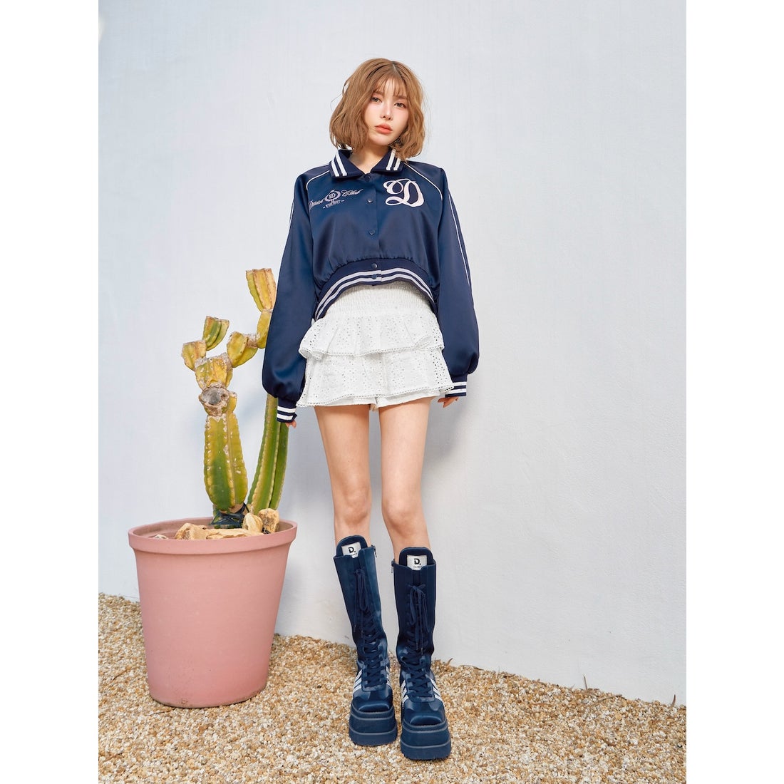 ダーリッチ Darich Darich Clubスカジャン （ネイビー