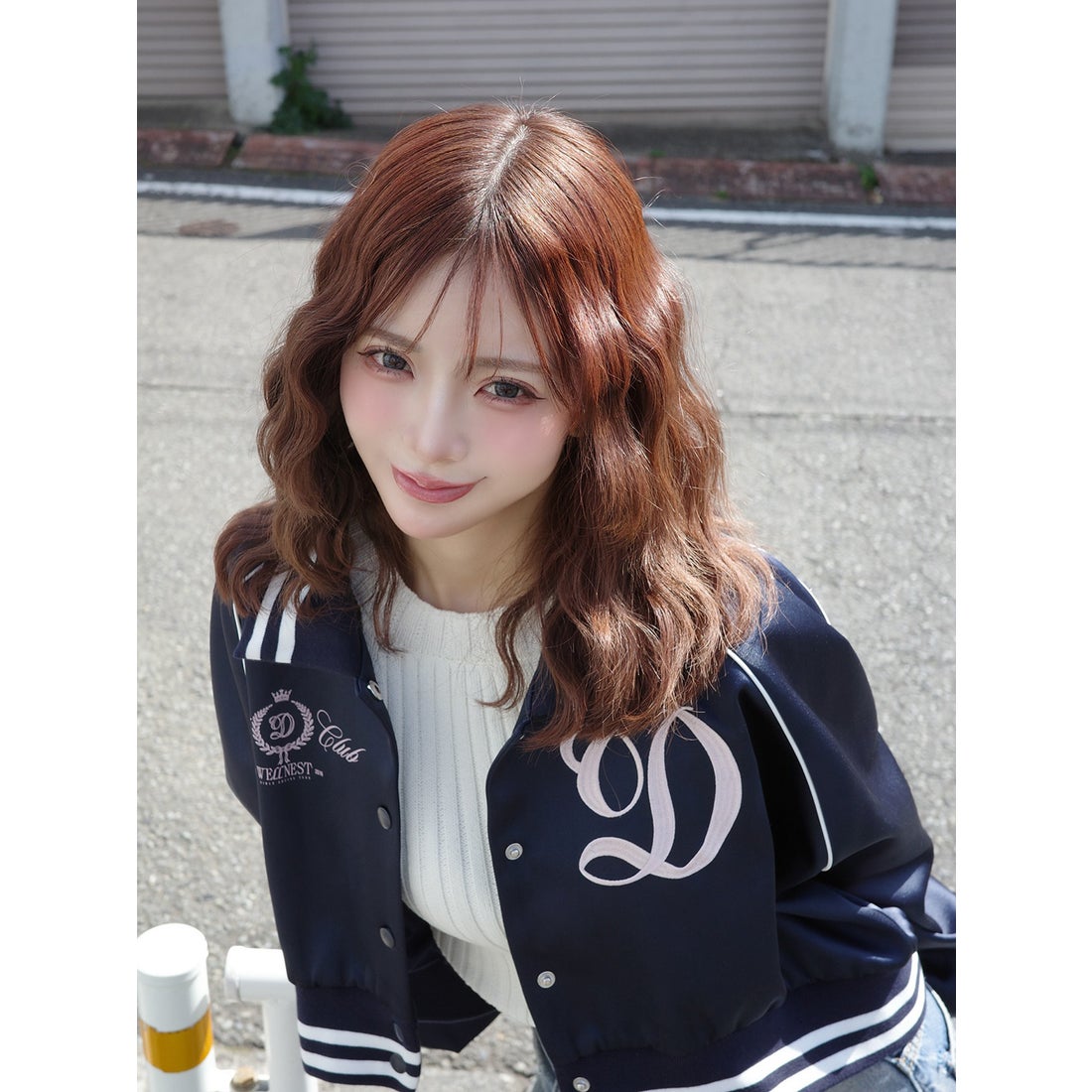 ダーリッチ Darich Darich Clubスカジャン （ネイビー） -ファッション