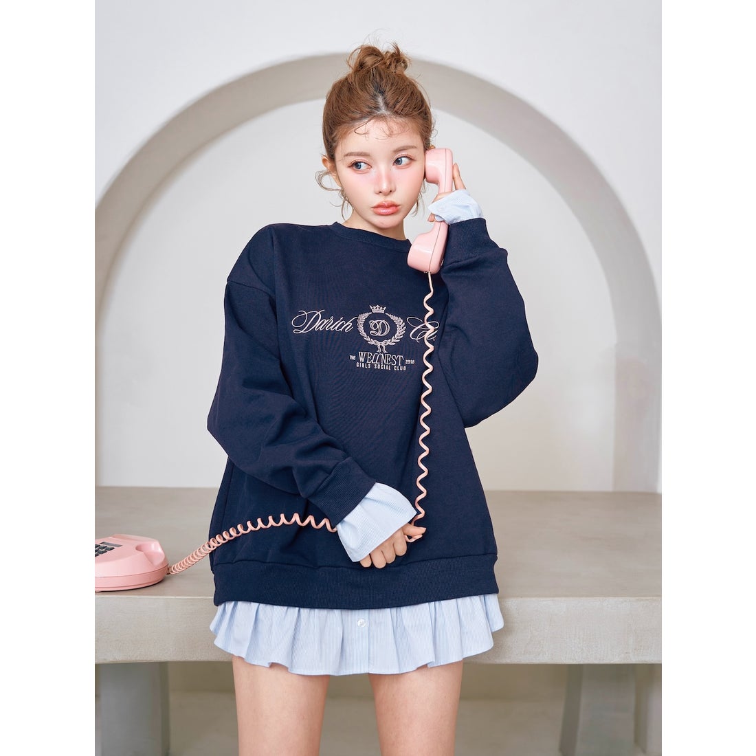ダーリッチ Darich Darich Clubスウェットトップス （ネイビー） -靴