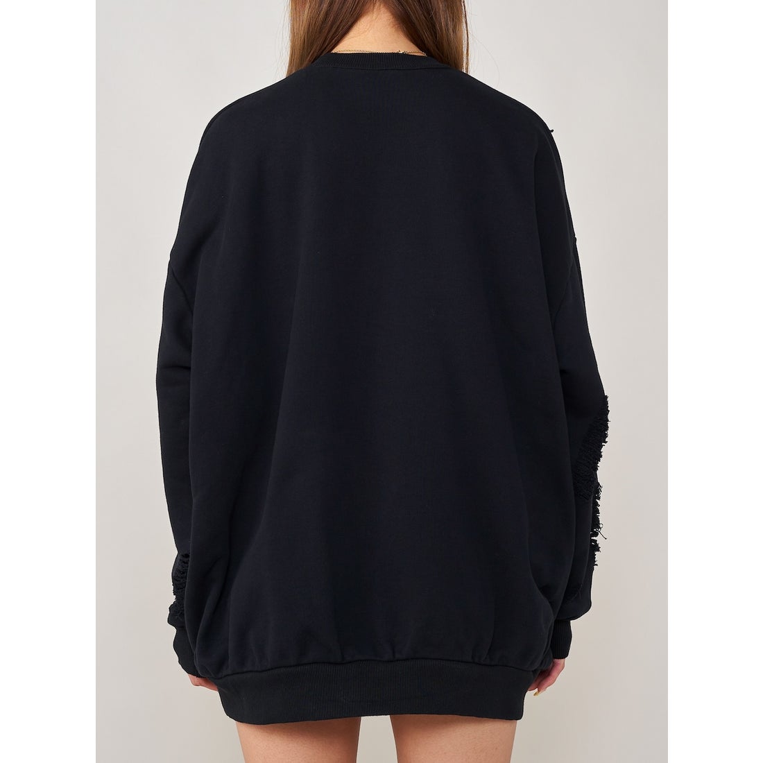 ダーリッチ Darich ダメージスウェットプルオーバー （ブラック