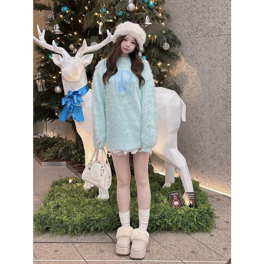 ダーリッチ Darich DRニットプルオーバー （サックス） -ファッション