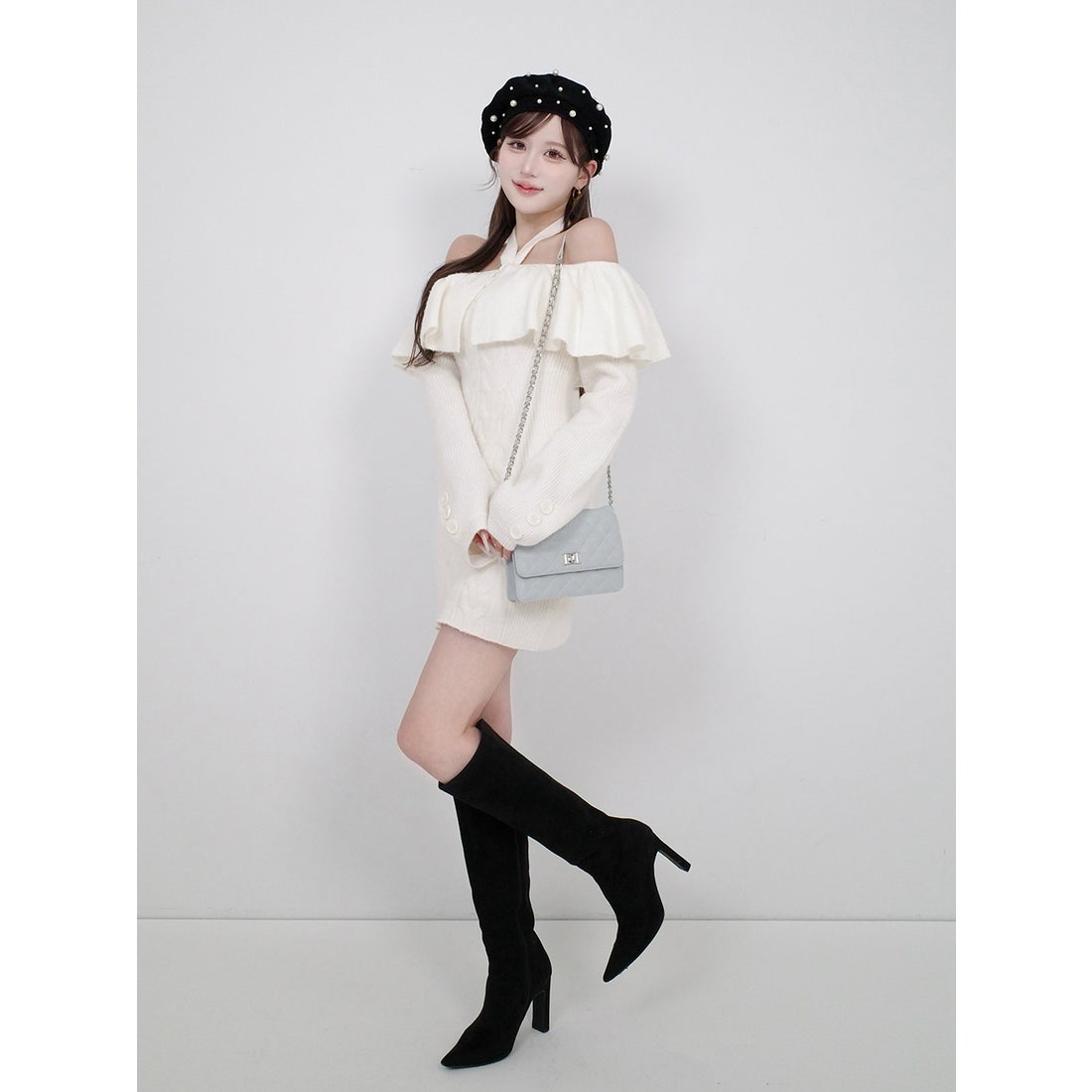 ダーリッチ Darich DDロゴキルティングトラベルセット （サックス