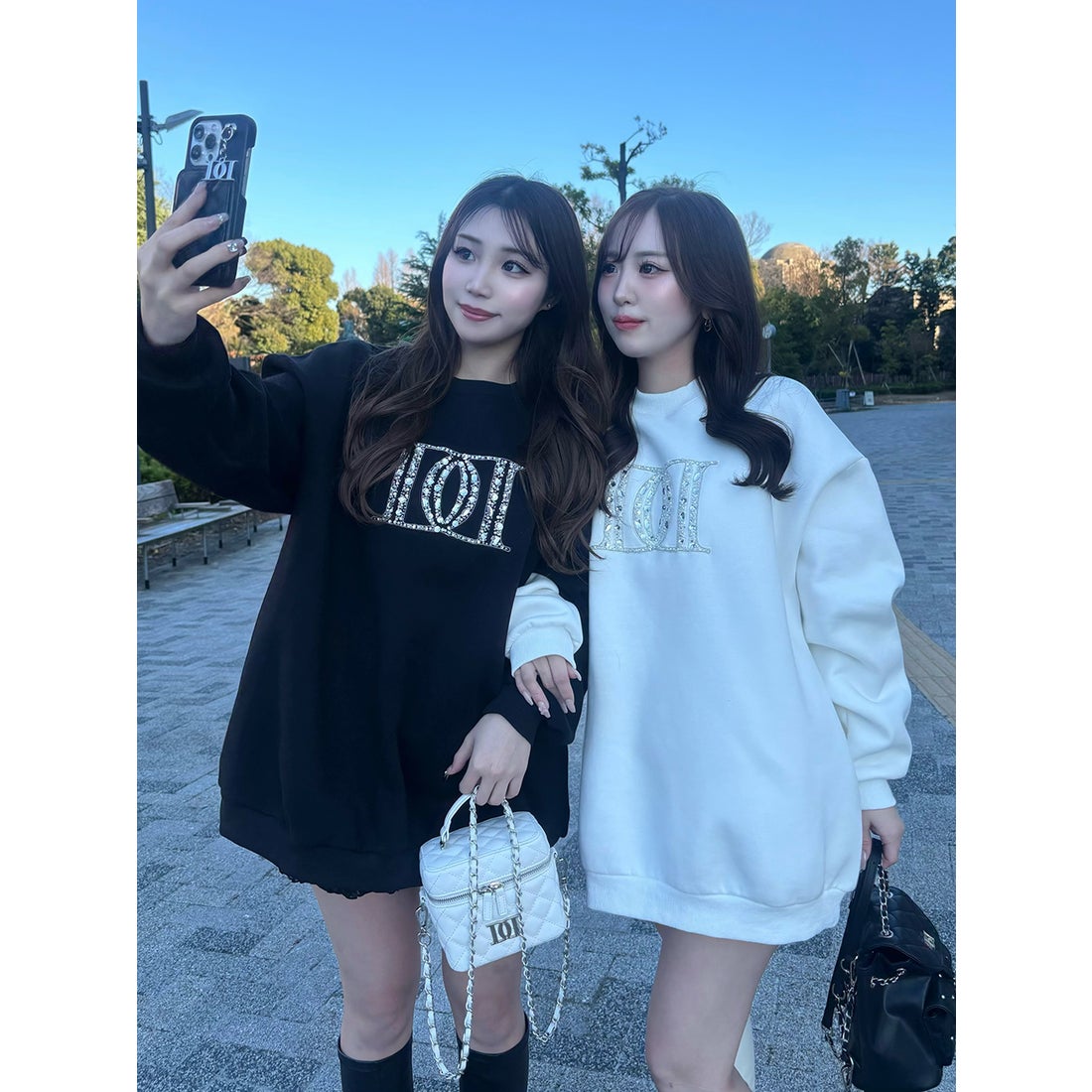 ダーリッチ Darich DDロゴビジュースウェットプルオーバー （ホワイト