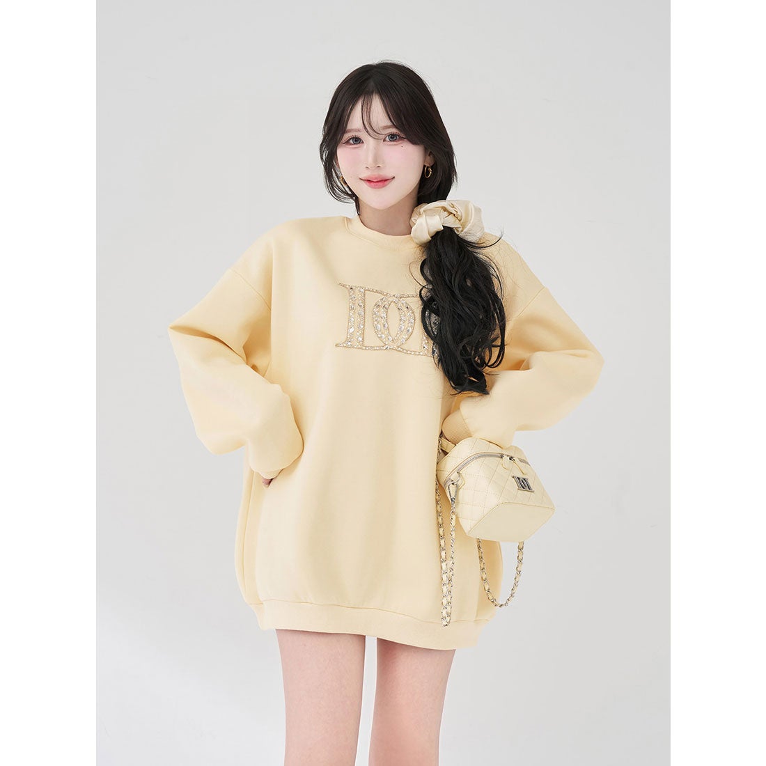 ダーリッチ Darich DDロゴビジュースウェットプルオーバー （イエロー