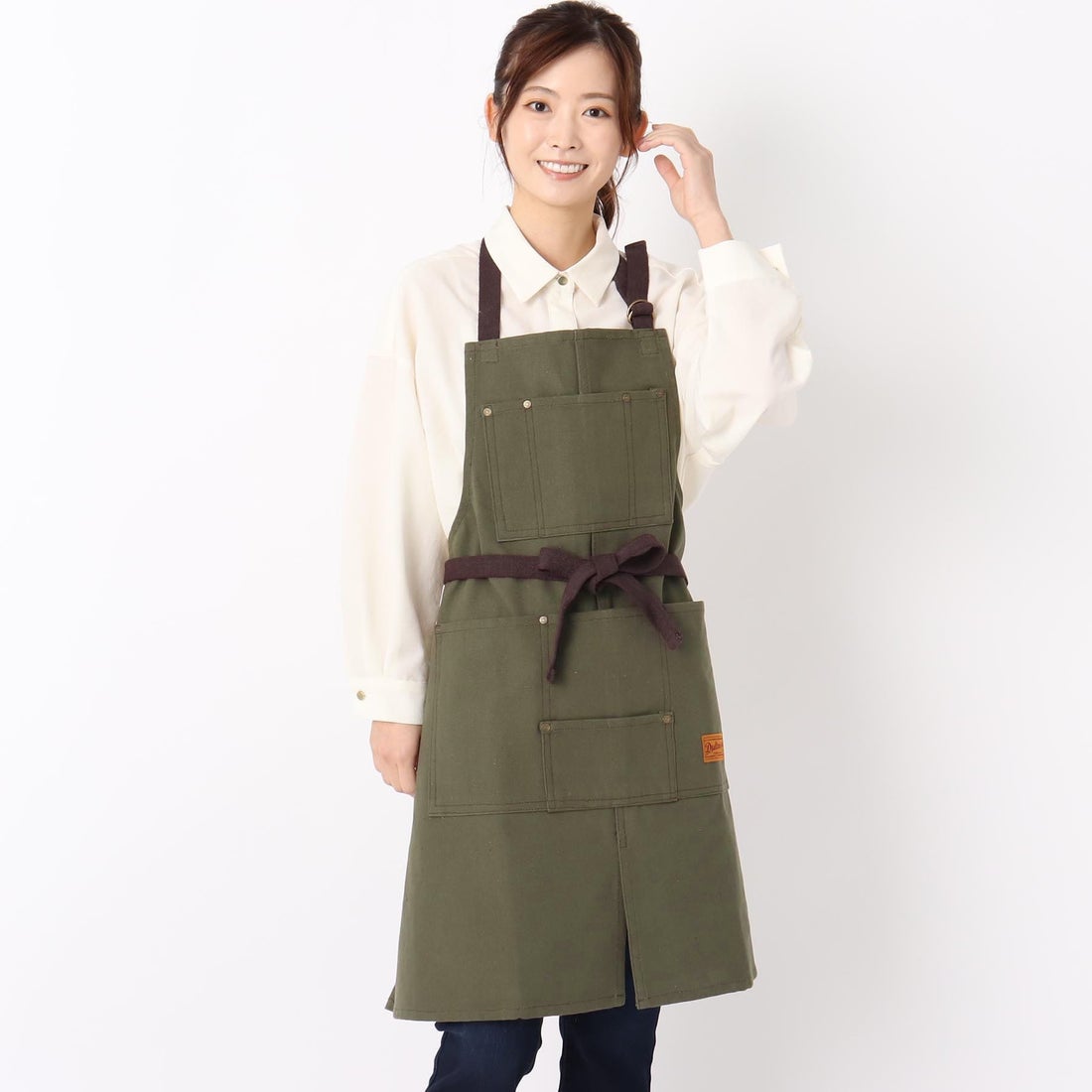 デッサン Dessin DULTON エプロン （カーキ(027)） -靴＆ファッション
