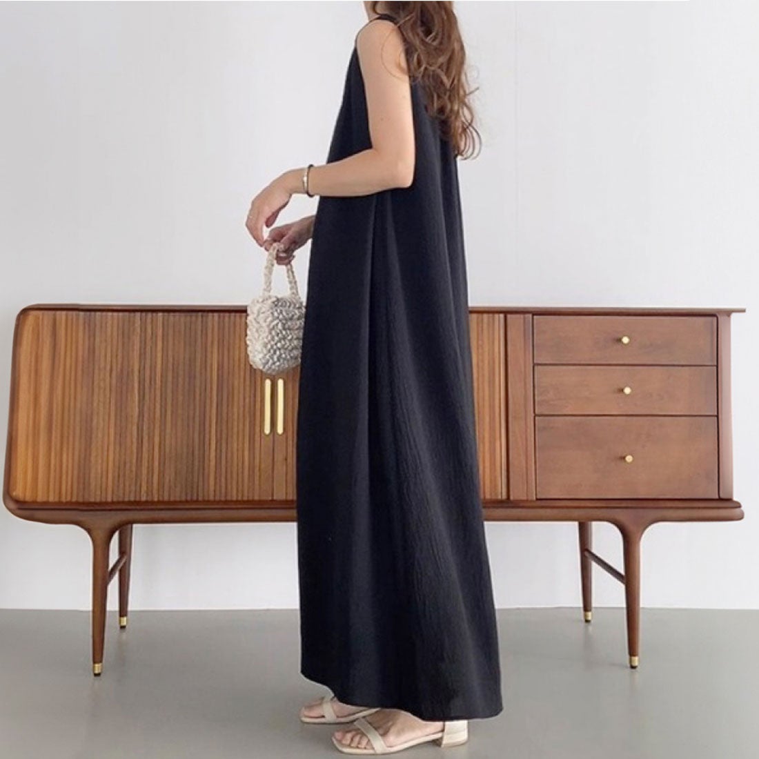 デューリリー Dewlily ノースリーブリボンワンピース レディース 10代