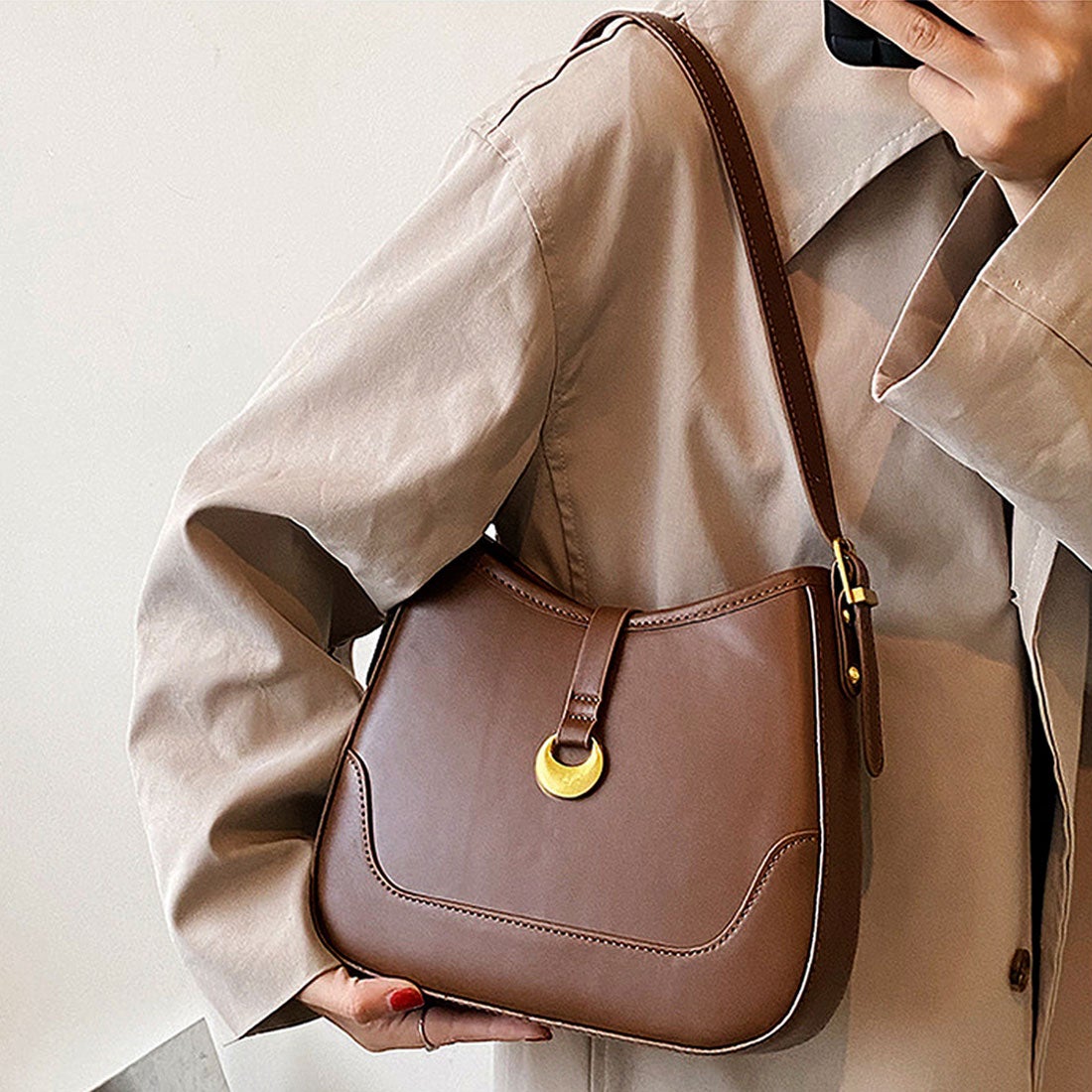 デューリリー Dewlily 2WAYフェイクレザーバッグ レディース かばん