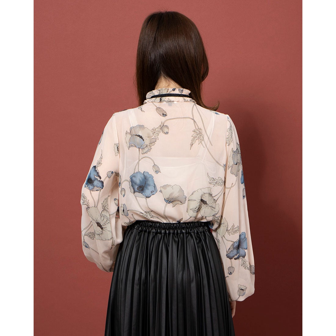 DOUBLE STANDARD CLOTHING 【Sov.】ポリエステルシフォンJeana