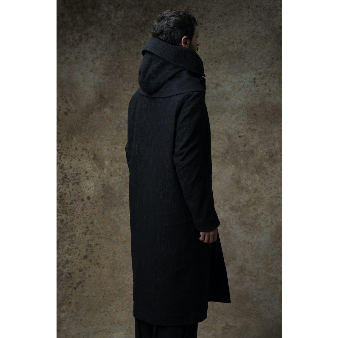 デヴォア DEVOA Coat Cashmere / Cotton （BLACK） -FASCINATE