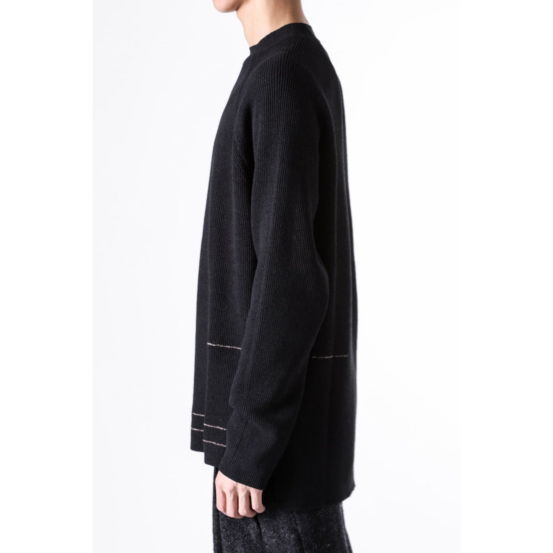 DEVOA Pullover Knit High Twist （Black）- Osaka / Kyoto, Ship