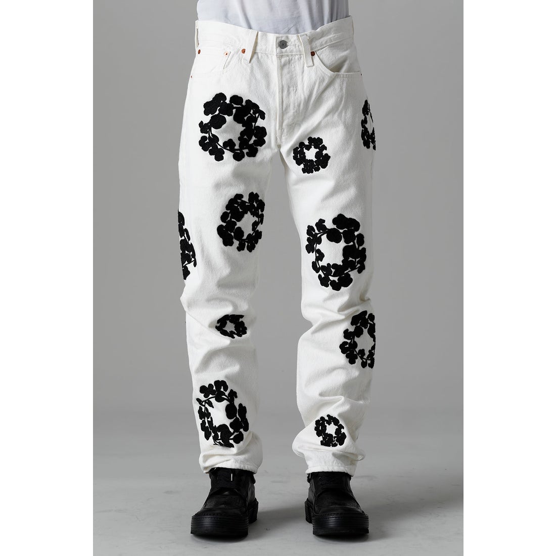 デニム ティアーズ DENIM TEARS Cotton Wreath Chainstitch Jeans