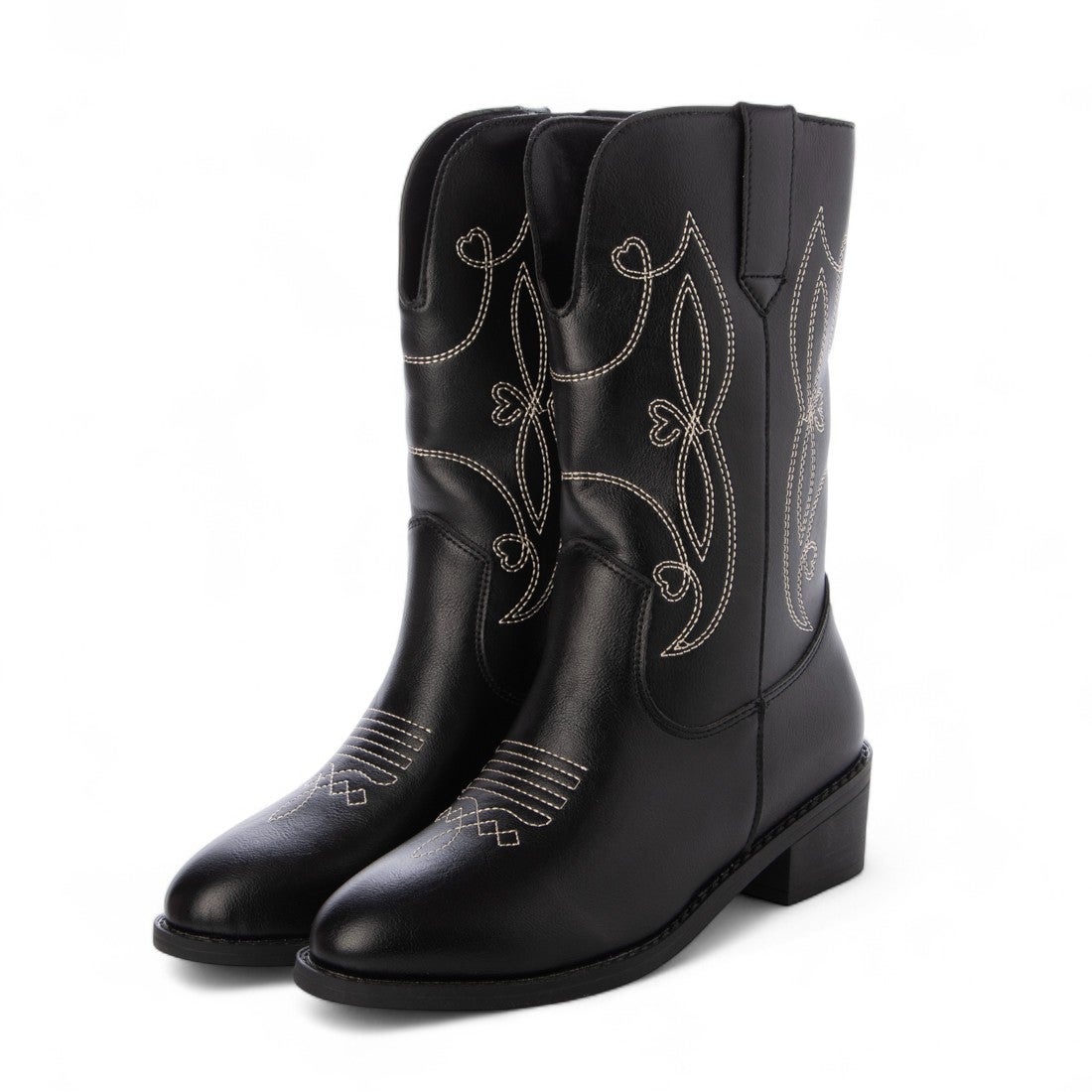 デメテル DEMETER ポインテッドトゥ ミドル丈 ウエスタンブーツ