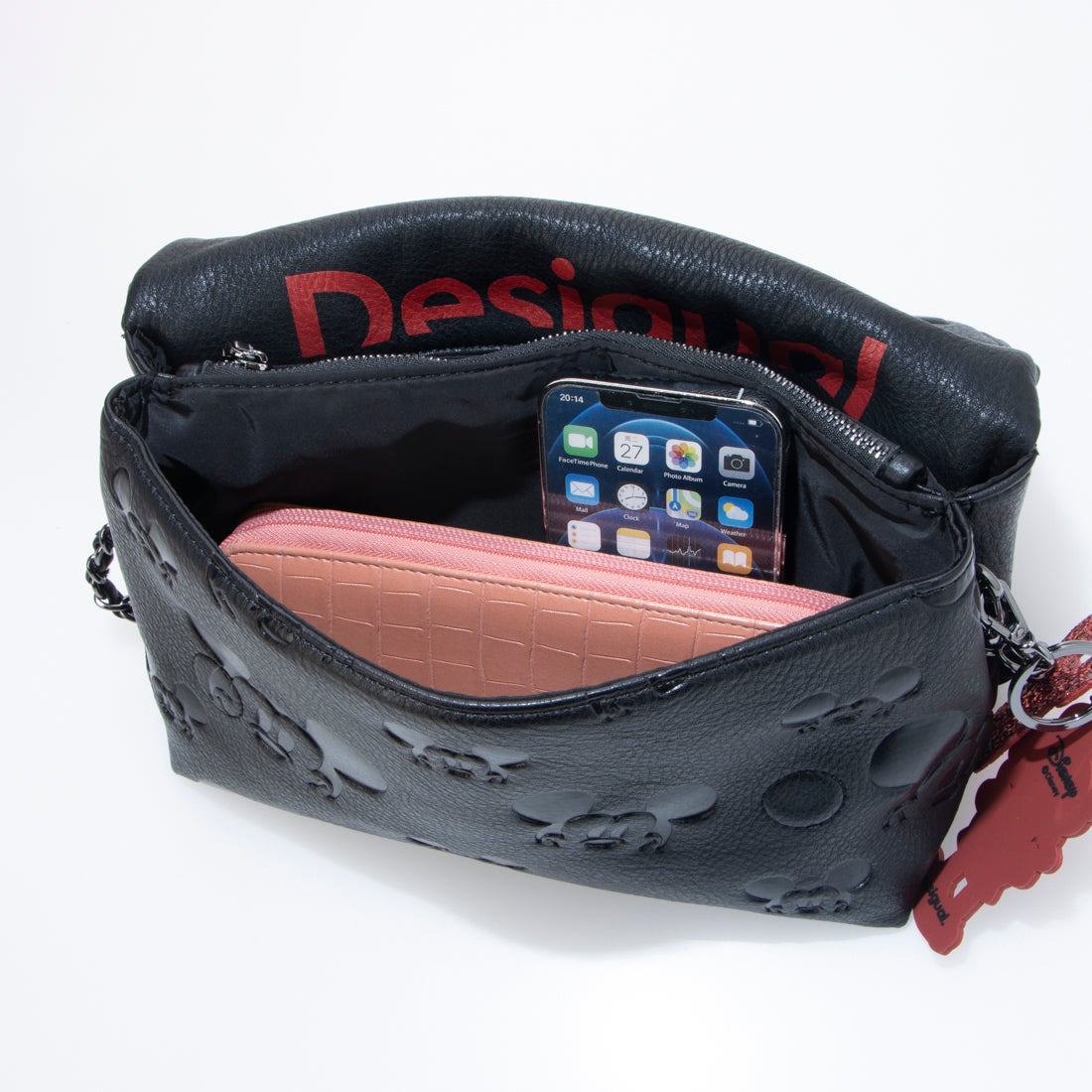 デシグアル Desigual ミッキーマウス ミドルクロスボディバッグ