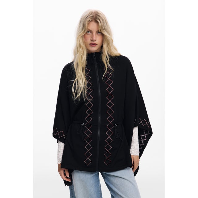 Desigual デシグアル - レディース ポンチョコート -ファッション通販