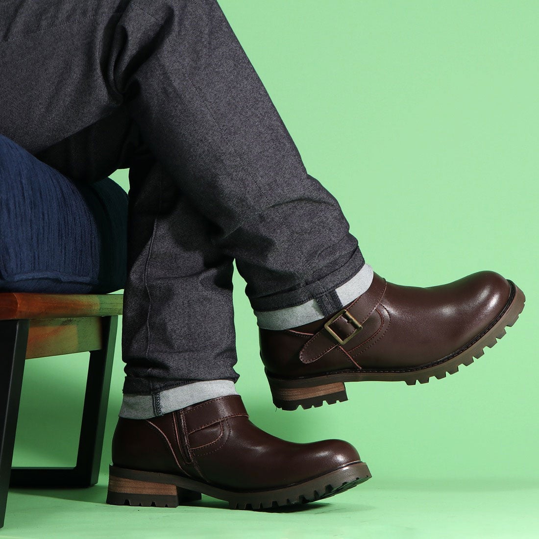 デデス Dedes Dedes エンジニアブーツ /5229（ダークブラウン） -靴