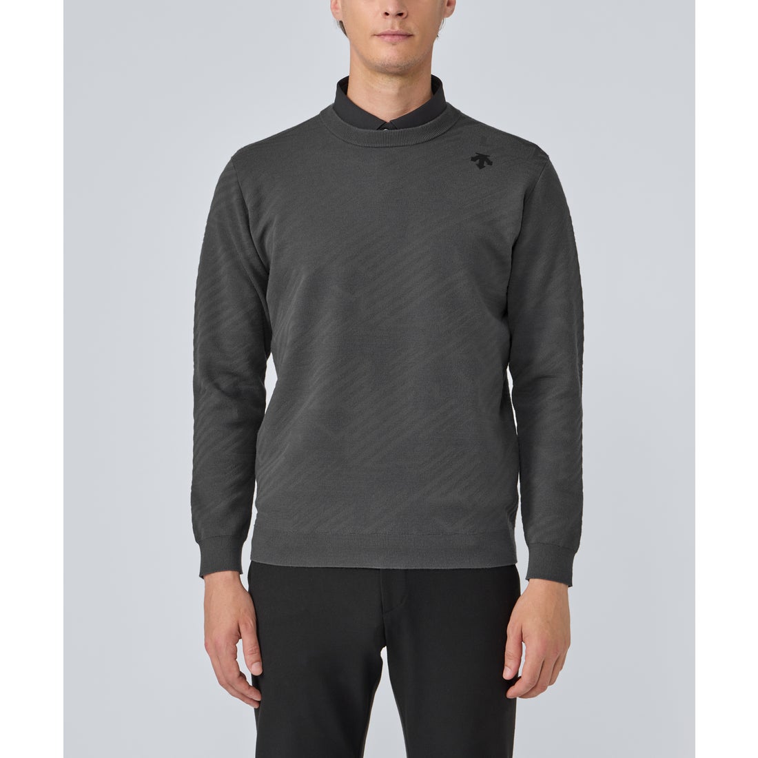 デサントゴルフ DESCENTE ゴルフ ジャカードクルーネックセーター