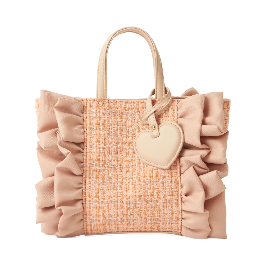 ダイアナ DIANA フリルミニBAG （オレンジ生地） -靴＆ファッション