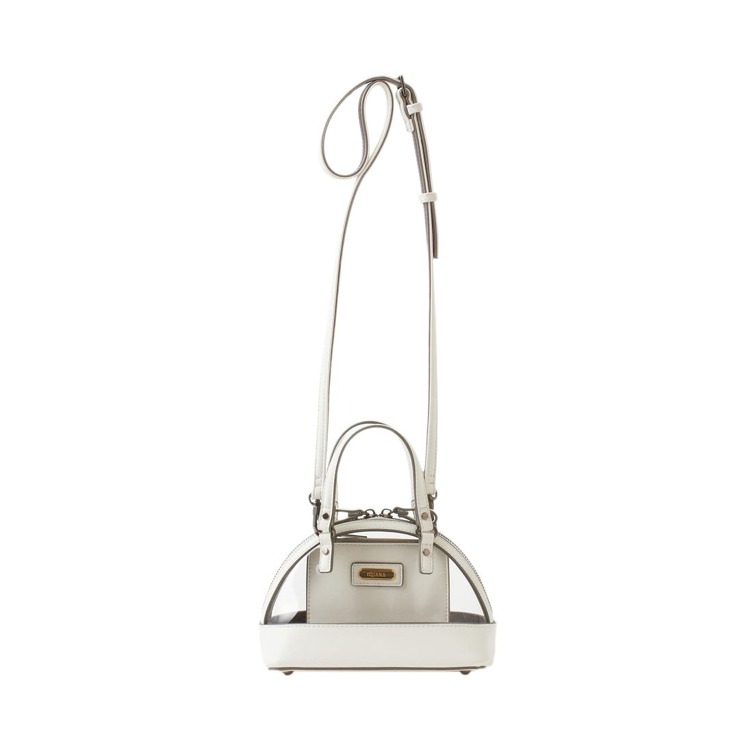 ダイアナ DIANA ハンドバッグ（Mサイズ） （白合皮スムース） -靴