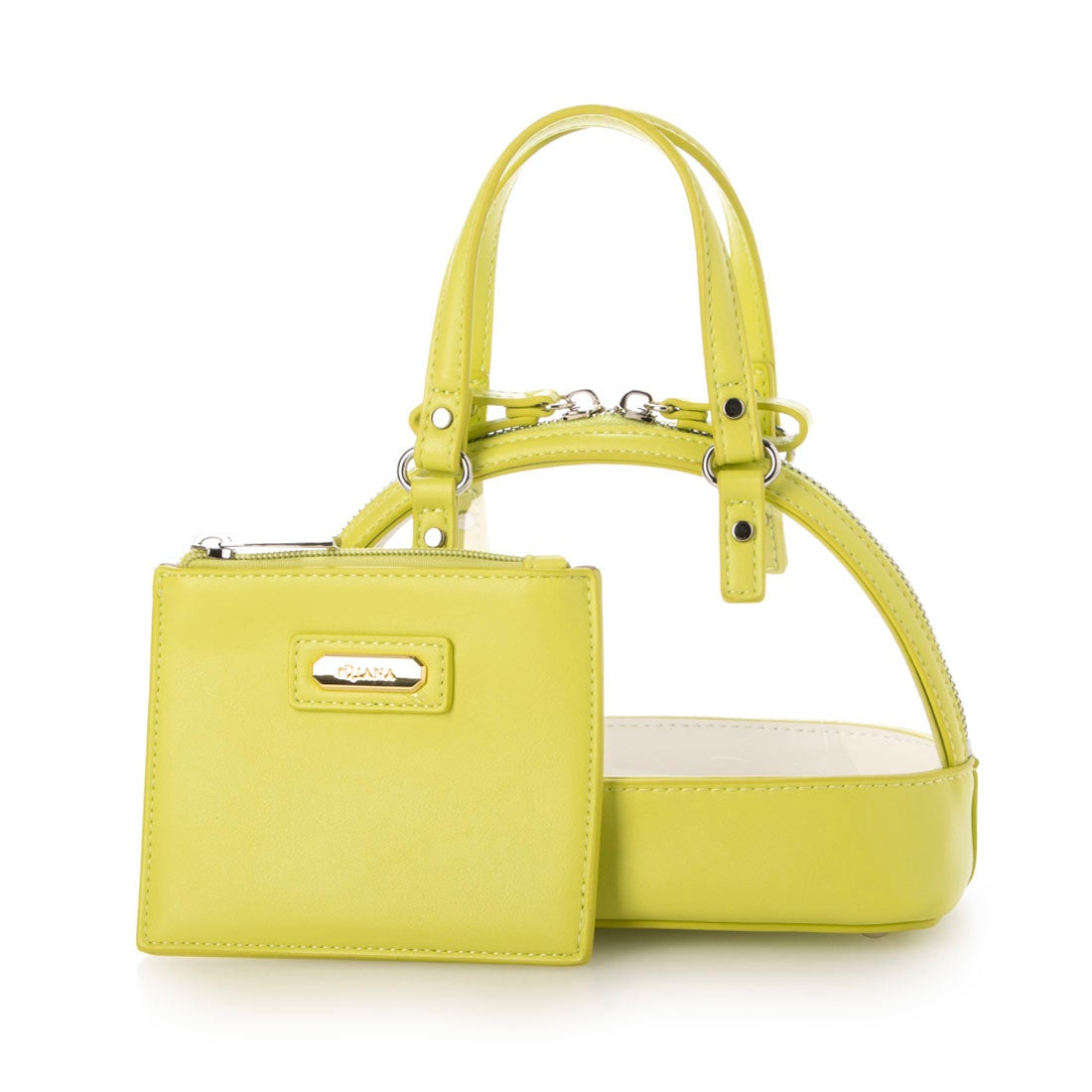 ダイアナ DIANA ハンドバッグ（Mサイズ） （グリーン合皮スムース