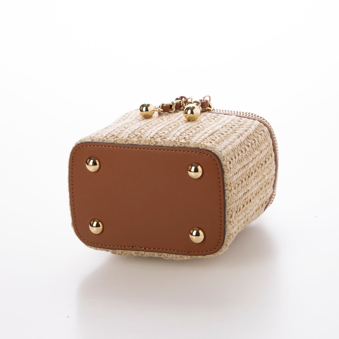 ダイアナ DIANA ハンドバッグ（Mサイズ） （ブラウン合皮スムース